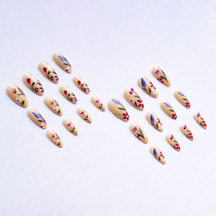 Floral Art Nail Decoration Set
