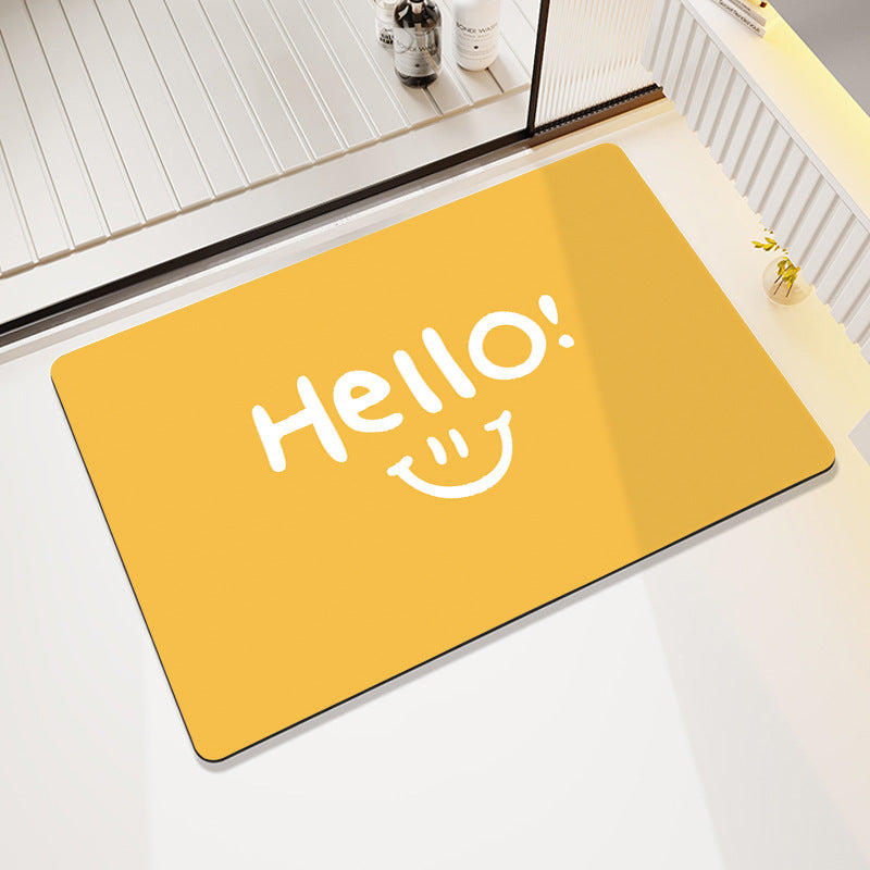 Fun-Themed Cartoon Bath Mat Stornfield