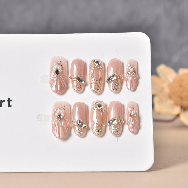 Decorative Animal Print Press-On Nail Set Stornfield