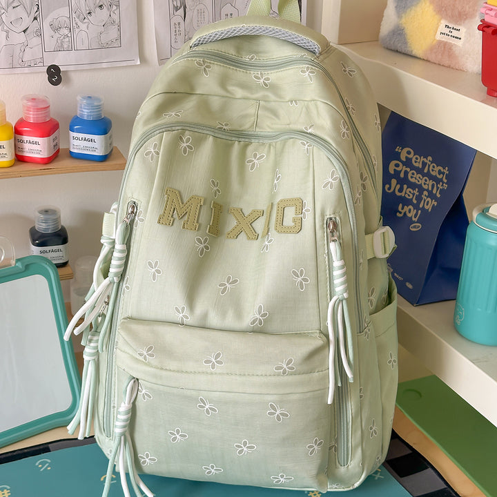 Floral Appliqué Stylish Backpack Stornfield