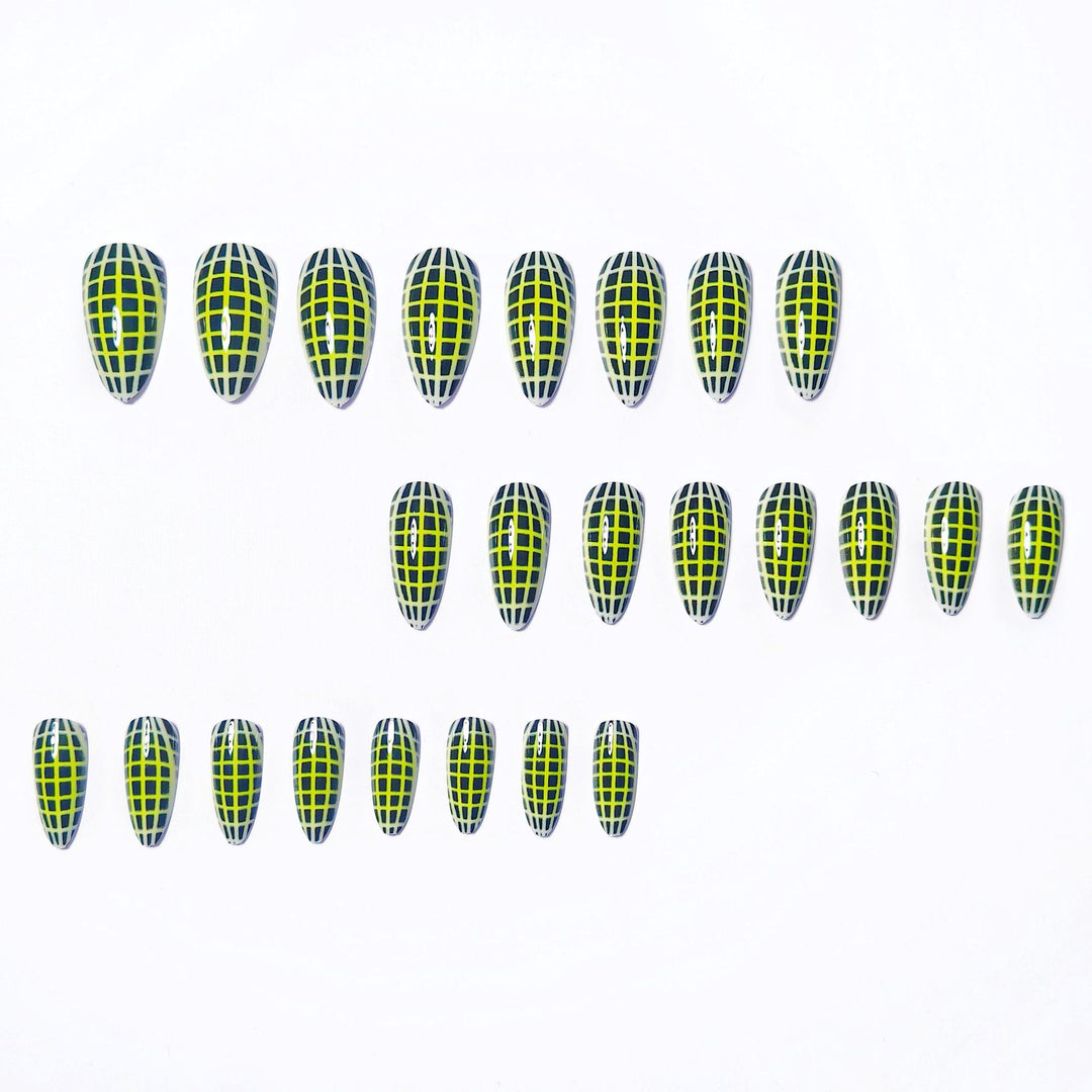 Creative Art Nails with Modern Net Design Stornfield