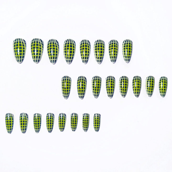 Creative Art Nails with Modern Net Design Stornfield