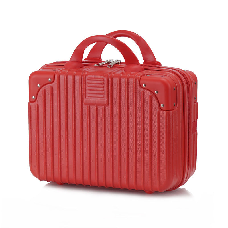 hard-shell cosmetic travel case with double top handles and reinforced corner protectors Stornfield