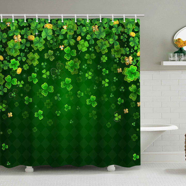 Botanical Leaf Print Shower Curtain Stornfield