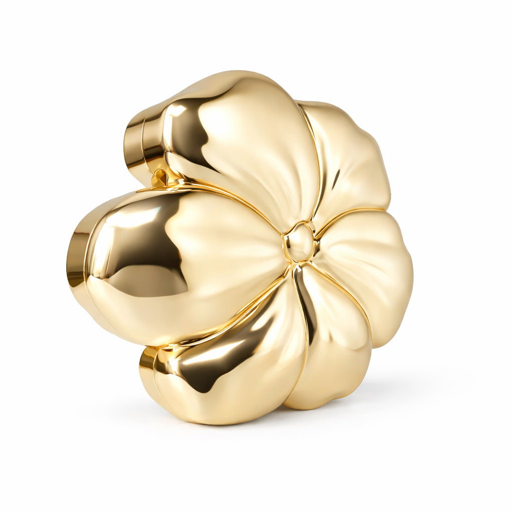 Floral-Inspired Sculptural Shoulder Bag