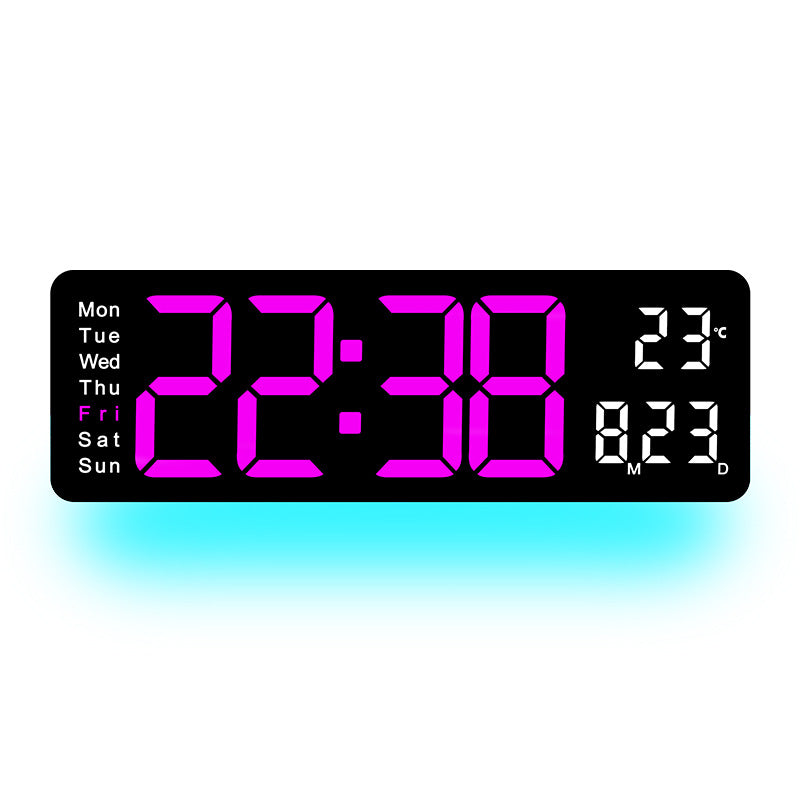 Digital LED Alarm Clock with Temperature and Day of the Week Display Stornfield