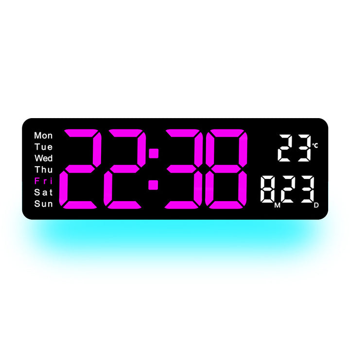 Digital LED Alarm Clock with Temperature and Day of the Week Display Stornfield