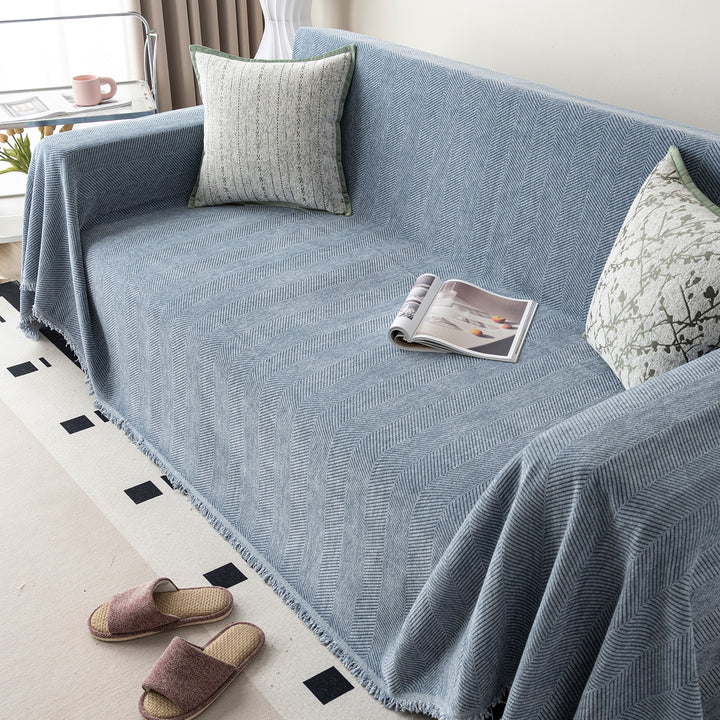 Cozy Chenille Sofa Blanket