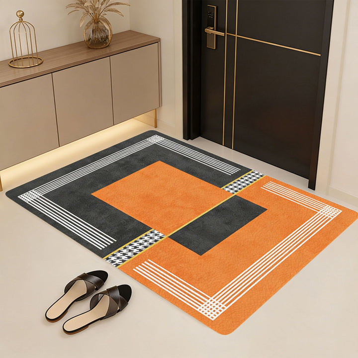 Decorative Geometric Pattern Area Mat Stornfield