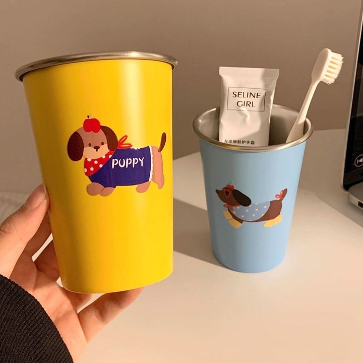 Toothbrush holder with cute dog design Stornfield
