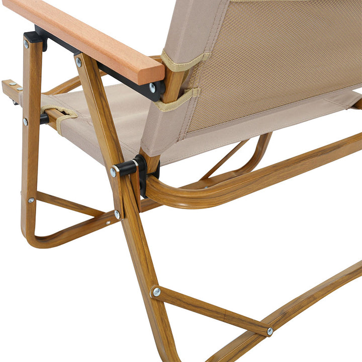 Folding chair with ergonomic backrest and stable frame Stornfield
