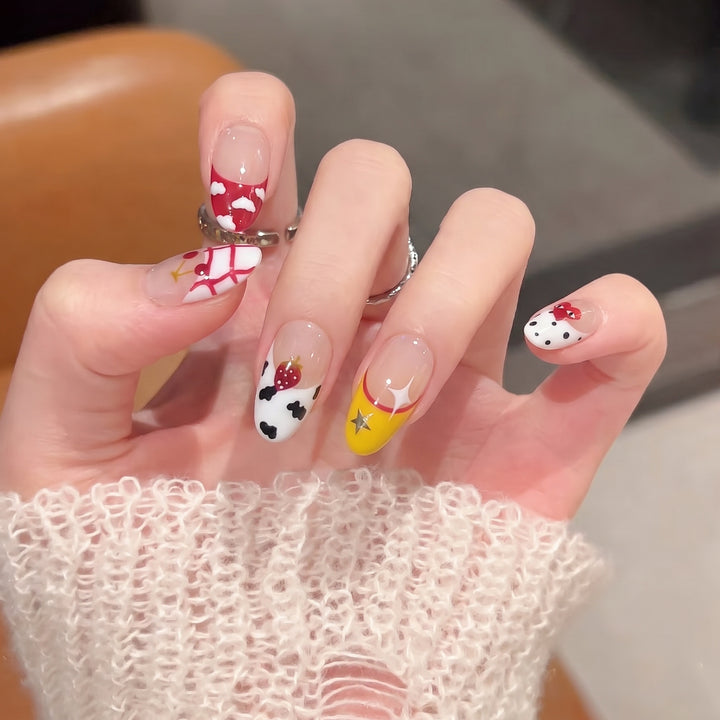 Creative Fruit-Themed Press-On Nail Set Stornfield