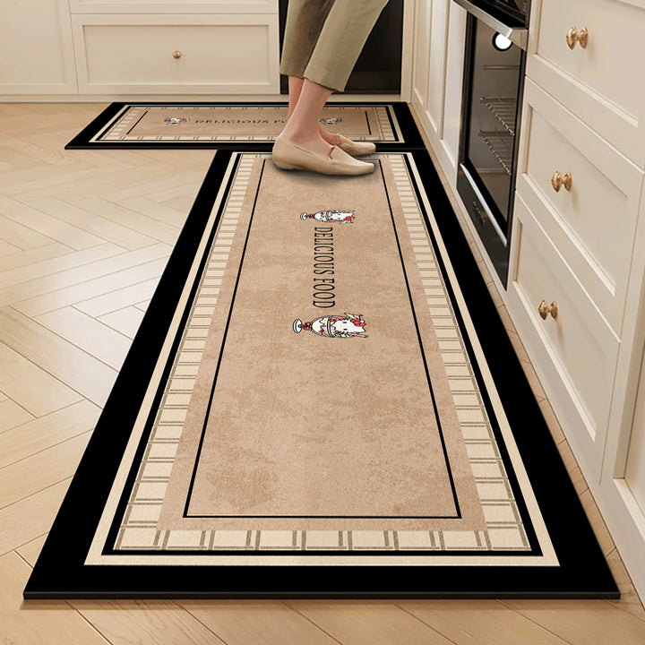 Cute Dog-Themed Kitchen Runner Mat