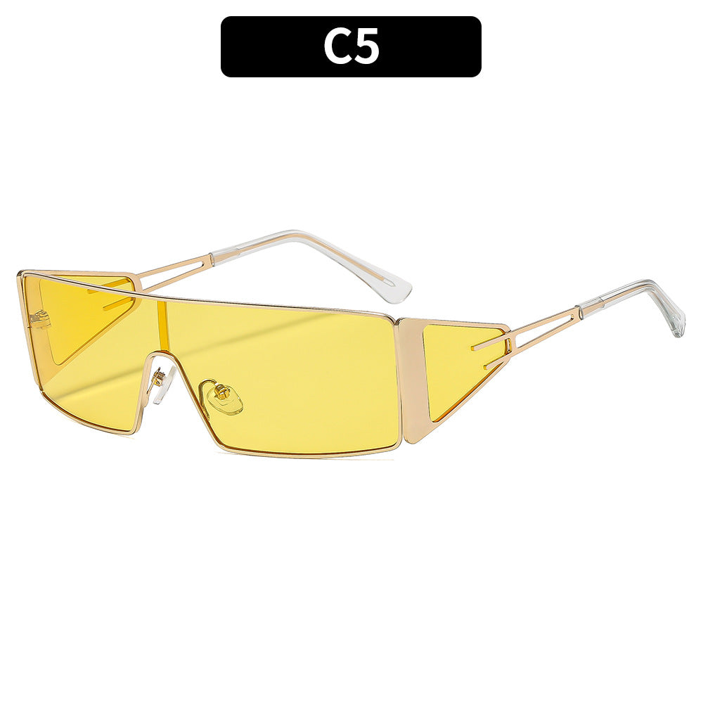 Angular Fashion Shield Sunglasses