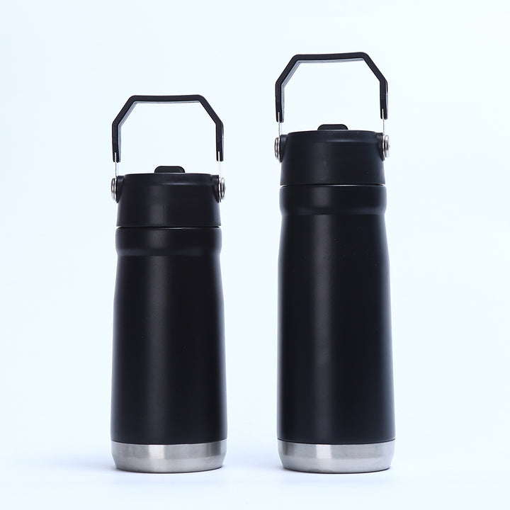 Women's Practical Insulated Drinking Bottle with Foldable Carry Handle Stornfield