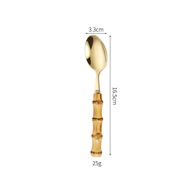 Bamboo Handle Salad Fork Stornfield