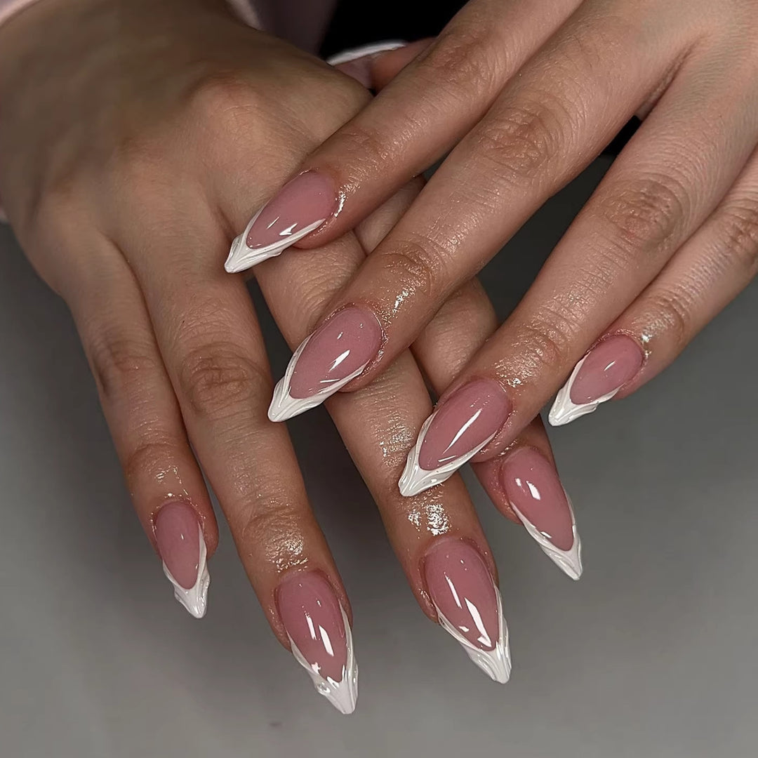 Elegant Artificial Nails with Pointed Design Stornfield