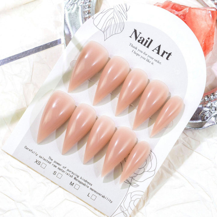 Elegant Glossy Stiletto Press-On Nails