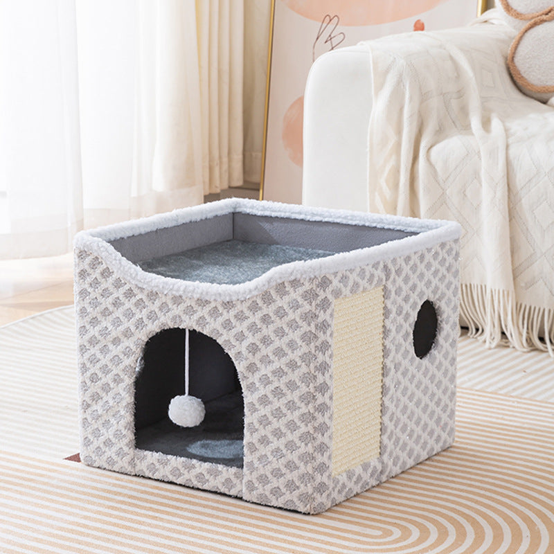Cozy Plush Cat Hideout Stornfield