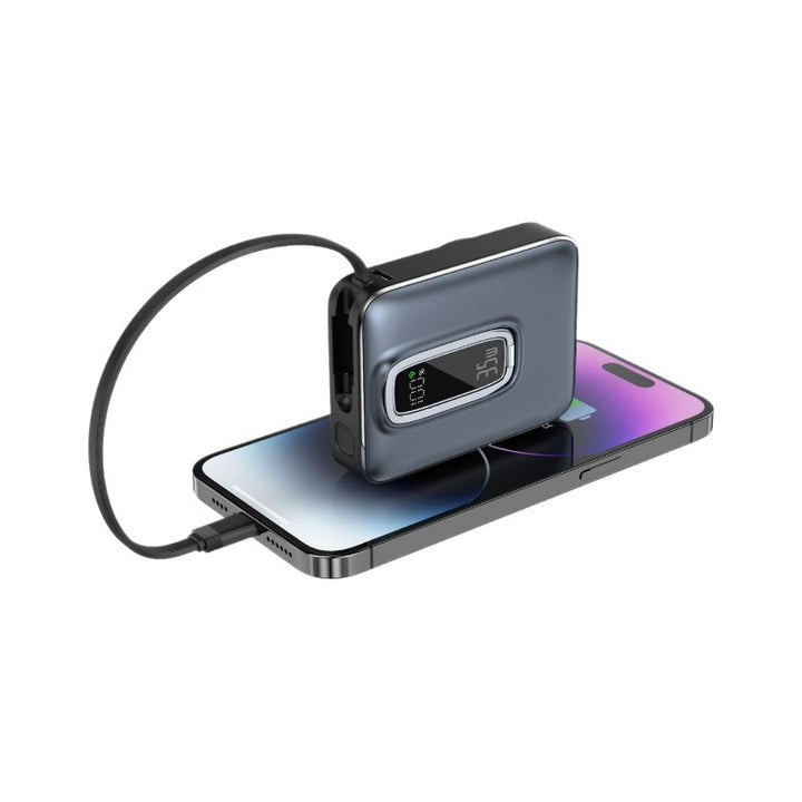 Portable Power Bank with Innovative Wireless Charging Function and Digital Charging Indicator Stornfield