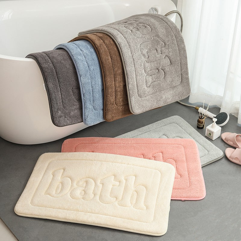 Absorbent Memory Foam Bath Mat Stornfield