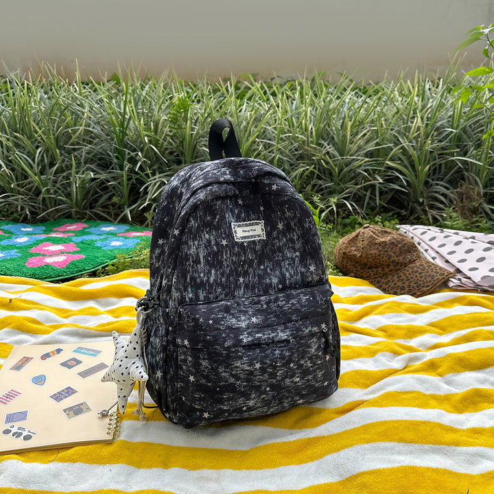 Star-Patterned Casual Backpack Stornfield