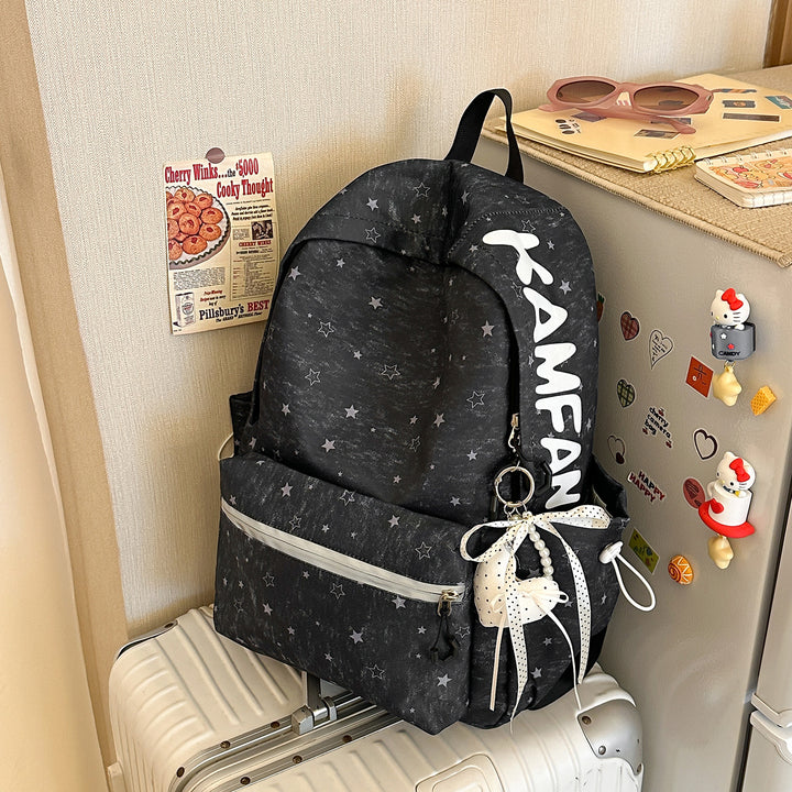 Star-Patterned School Backpack Stornfield