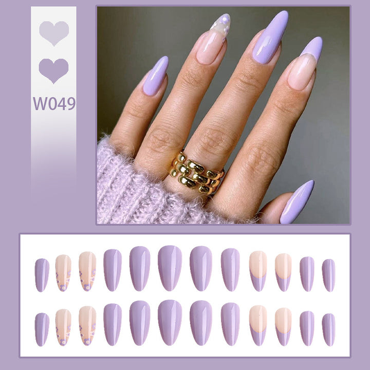 Elegant artificial nails with modern accents Stornfield