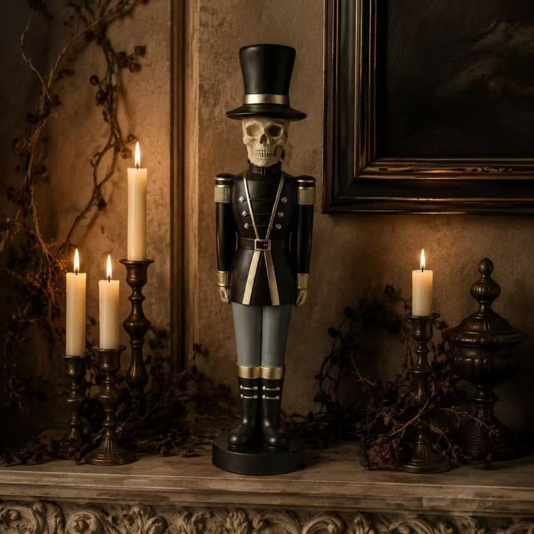 Decorative skeleton figure in military look Stornfield