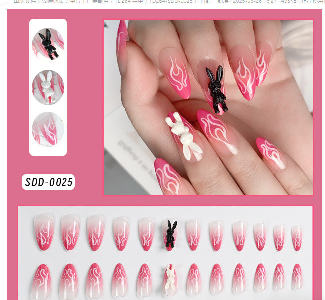 Artistic Press-On Nail Set Stornfield