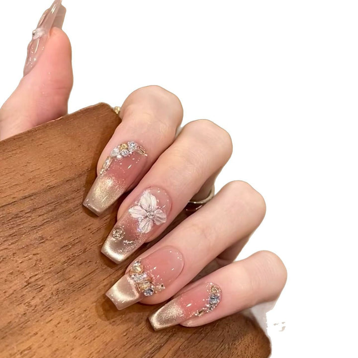 Floral Design Press-On Nail Set Stornfield