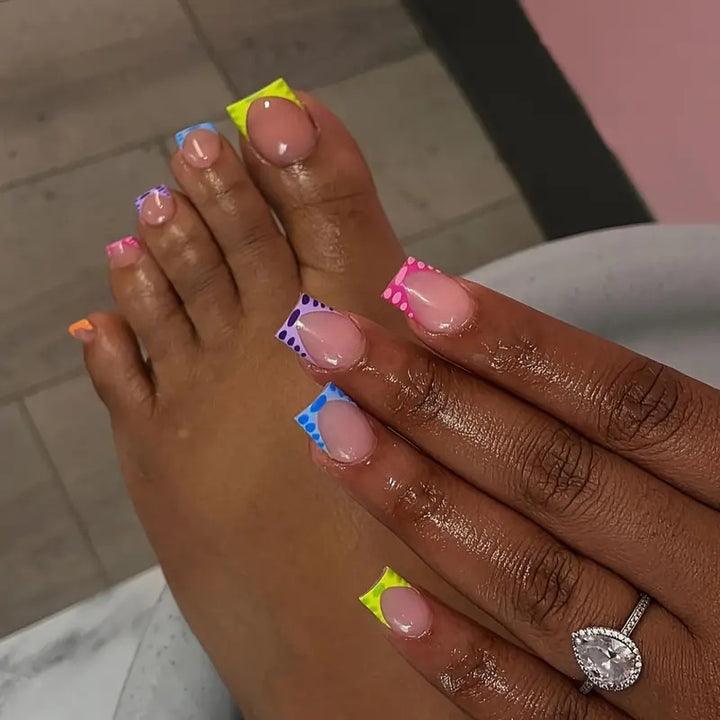 Trendy Decorative Press-On Nail Art Stornfield
