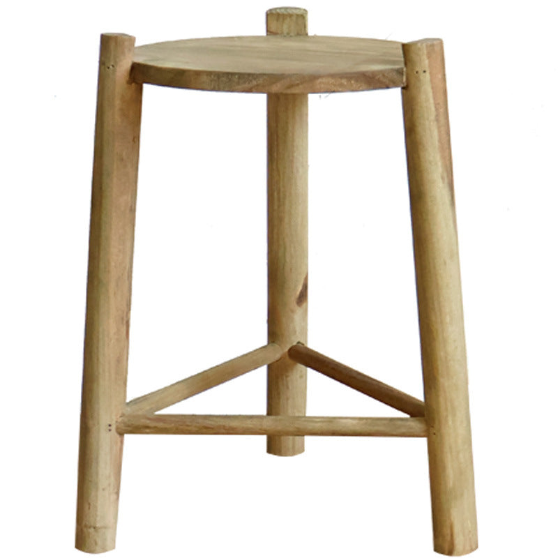 Rustic Wooden Stool Stornfield