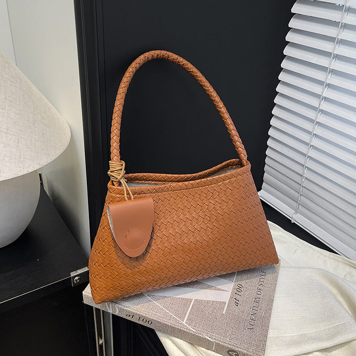 Handmade Woven Tote Bag with Removable Pouch