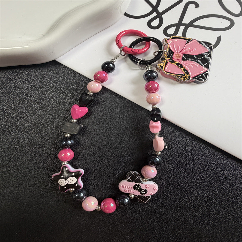 Decorative Beaded Charm Keychain Stornfield 1790135826