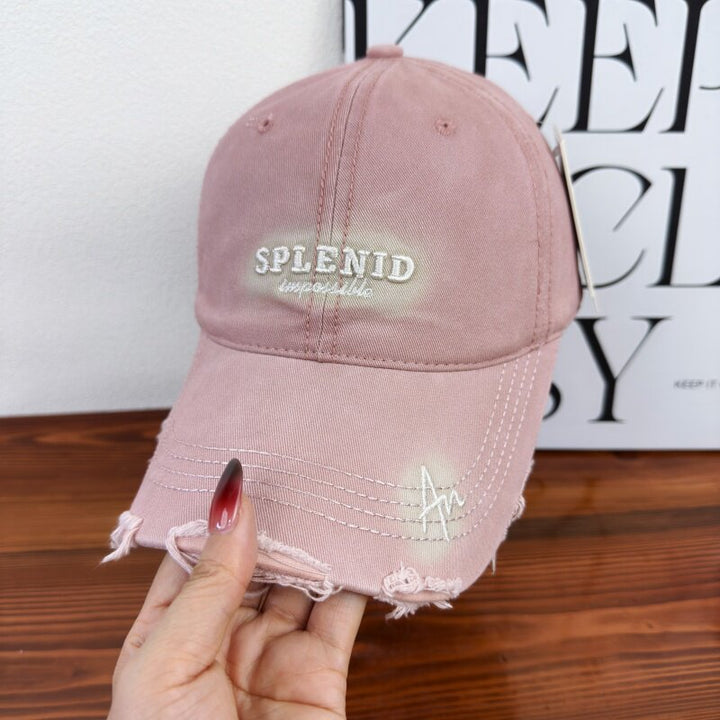 Women's Distressed Graphic Baseball Cap Stornfield