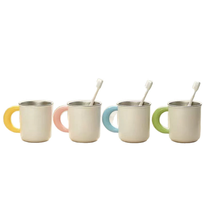 Stainless Steel Coffee and Tea Cup with Ergonomic Handle Stornfield