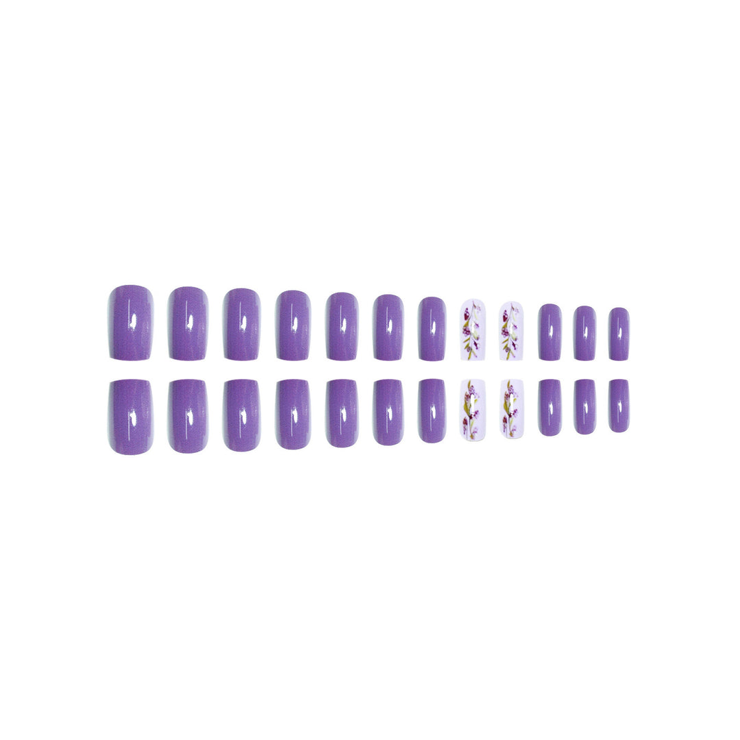 Floral Nail Art Press-On Extensions Stornfield