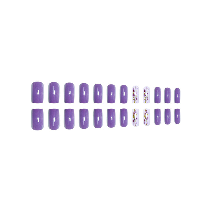 Floral Nail Art Press-On Extensions Stornfield