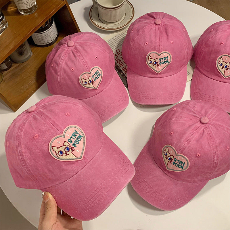 Women's Embroidered Inspirational Cat Baseball Cap Stornfield