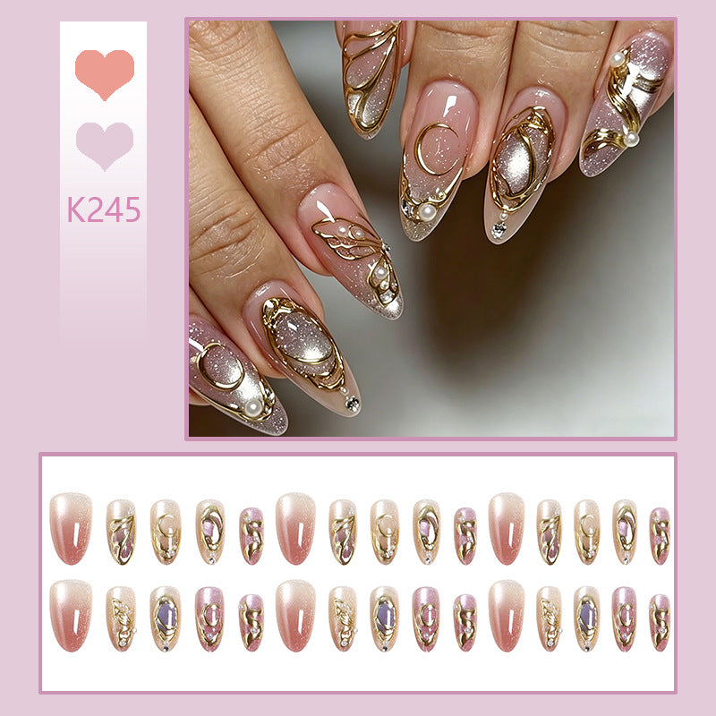 Artifical nails with glitter accents Stornfield