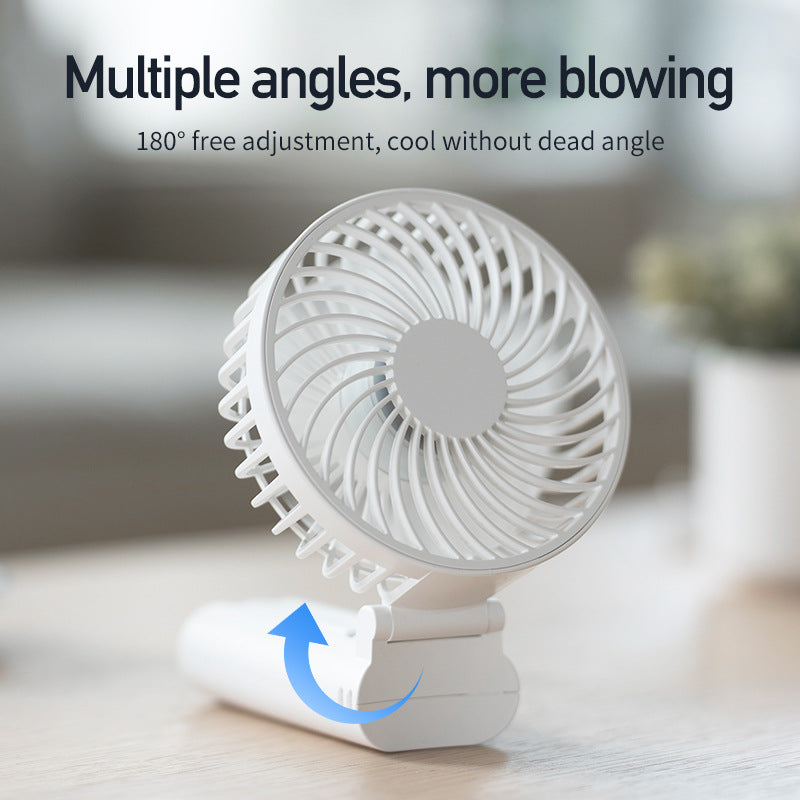 Unisex compact battery handheld fan with foldable handle Stornfield