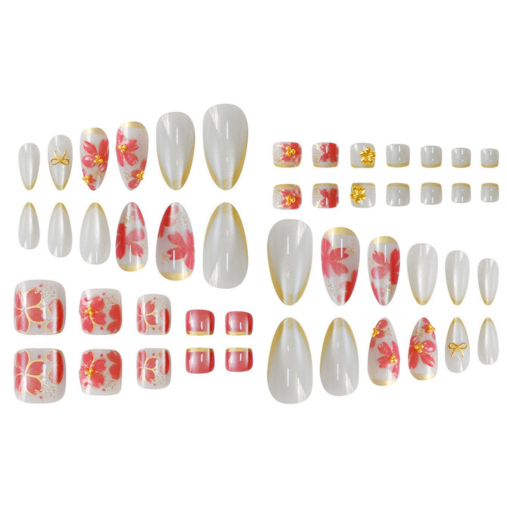 Floral Design Gel Nail Art Stornfield