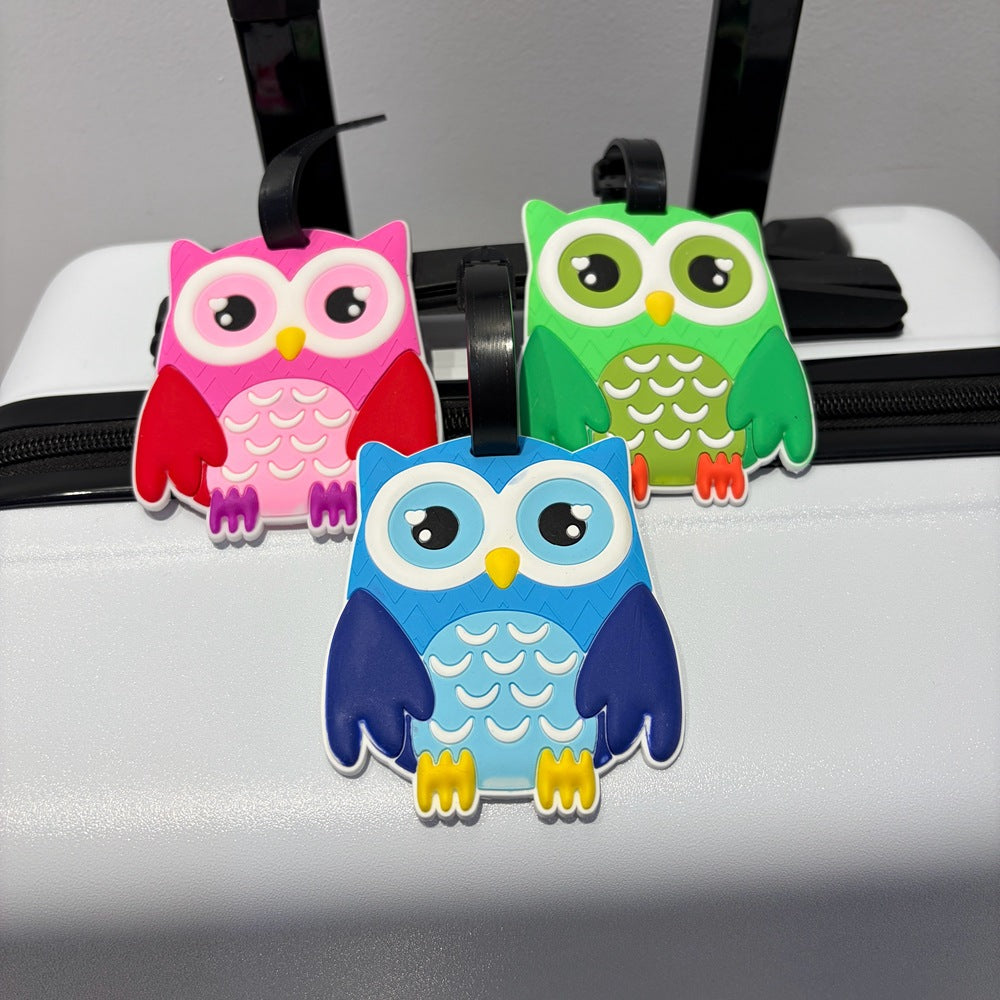 Owl-Themed Luggage Tag Stornfield