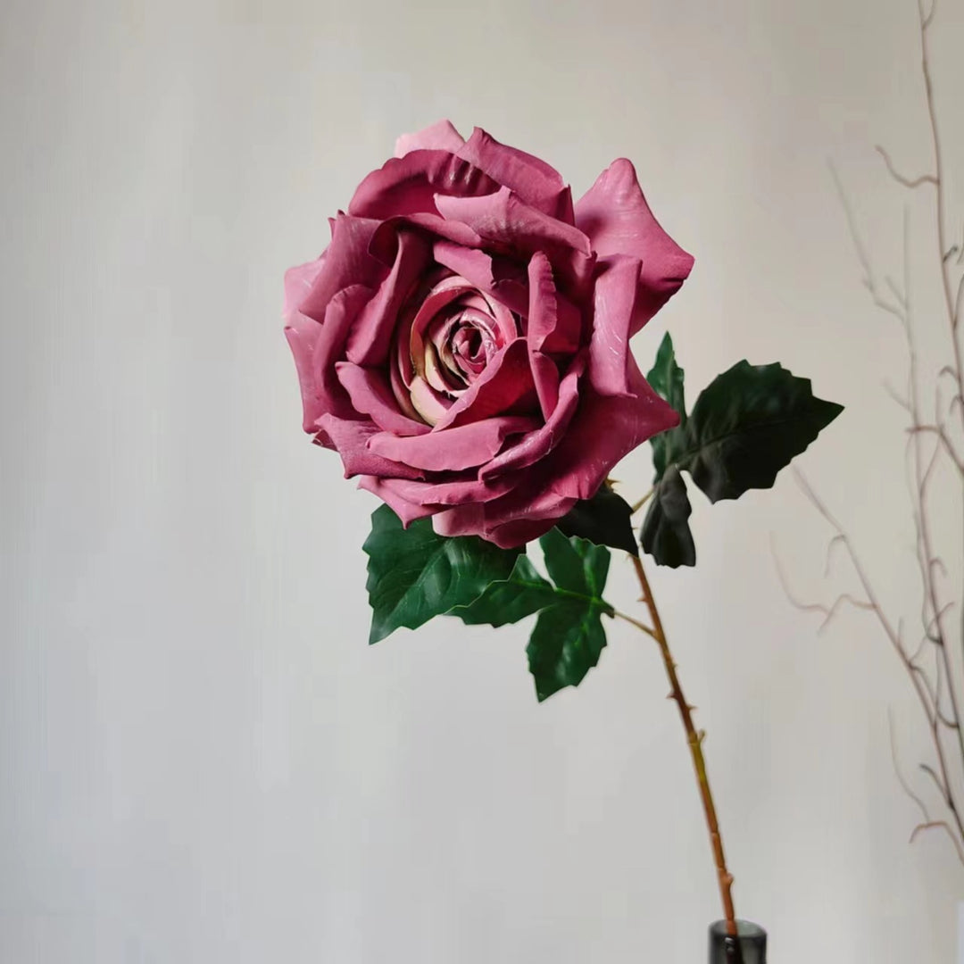 Realistic Lifesize Artificial Rose Stem