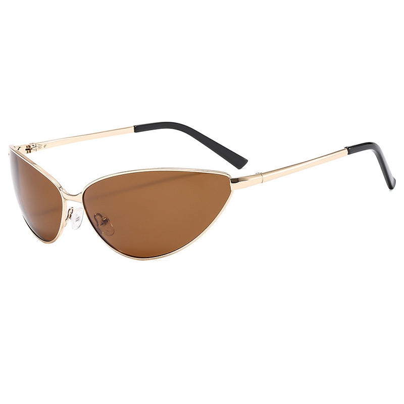 Women's Cat-Eye Sunglasses with Fashionable Metal Frame Stornfield