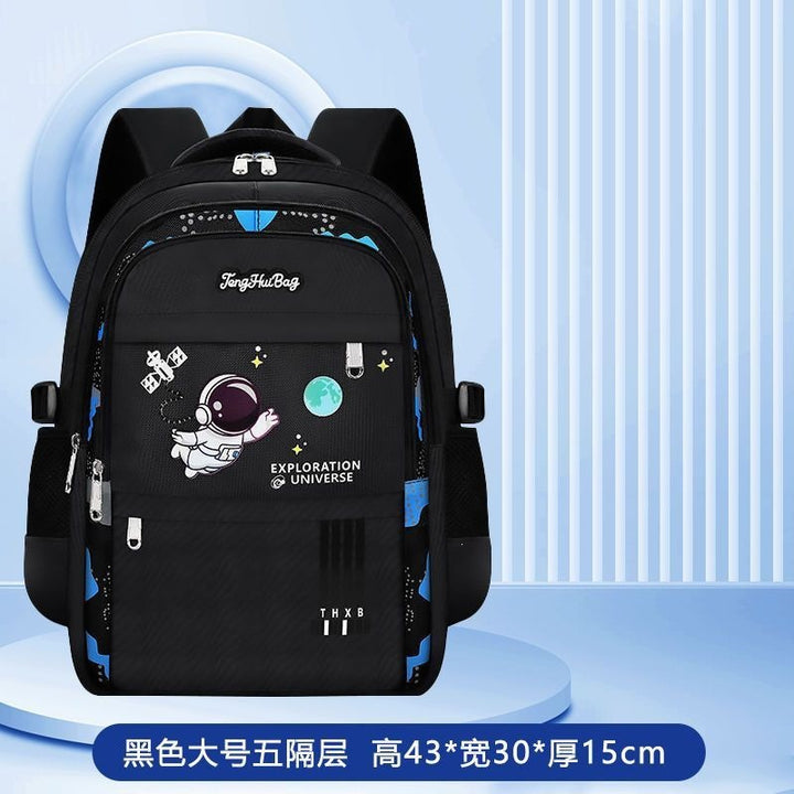 Backpack with Creative Astronaut Motif and Versatile Compartment Equipment Stornfield