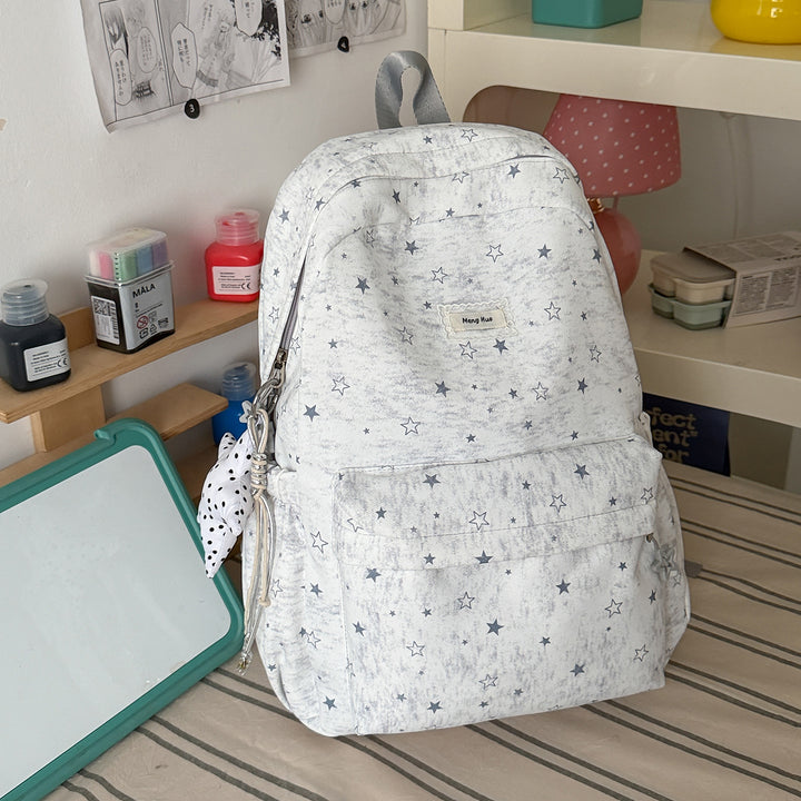 Star-Patterned Casual Tote Bag Stornfield