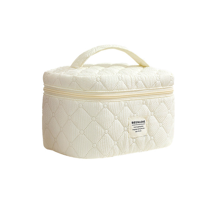 Quilted Multi-Compartment Makeup Organizer Stornfield