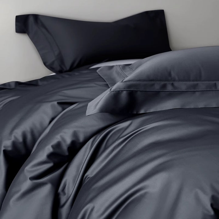 Luxury Sateen Duvet Cover Bedding Set with Hotel-Grade Pillowcases